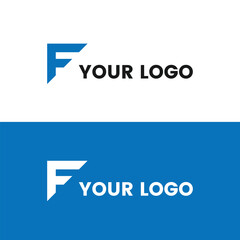 Modern F Logo Template for Brand Identity Design