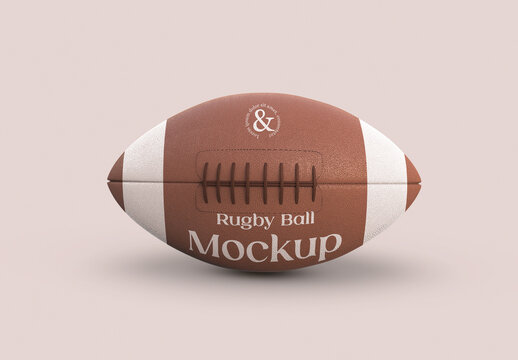 Rugby Ball Mockup