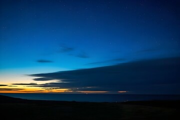 Fototapeta premium night sky and clouds