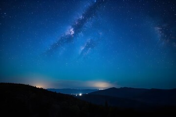 Fototapeta premium starry night sky