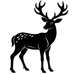 deer silhouette vector