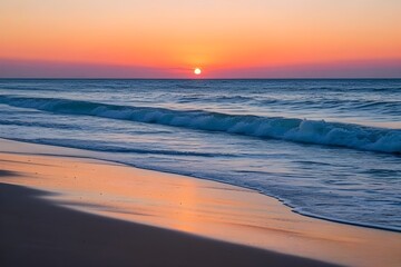 Obraz premium sunset at the beach