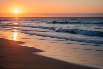 Obraz premium sunset at the beach