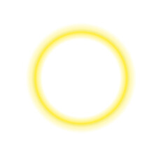 yellow round frame