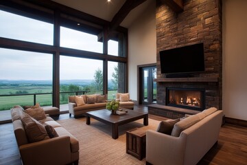 Elegant Luxury Living Room Interior for Modern Home Decor Inspiration