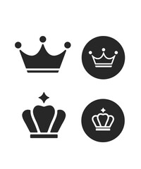 Crown icon symbol stock illustration