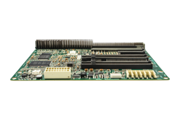 Vintage computer motherboard