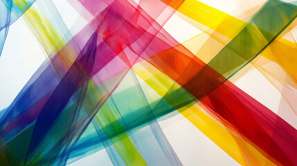 Obraz premium Abstract vector background with color rainbow stripes