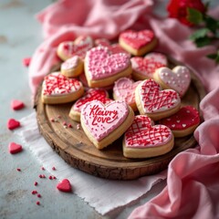 heart shaped cookies