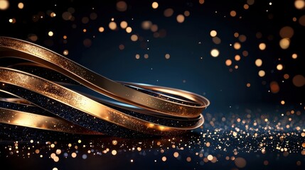 Obraz premium Joyful celebration in a glittering atmosphere