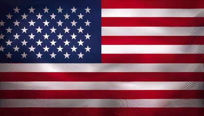 "Vibrant Patriotic Spirit: Colorful American Flag Design for Independence Day