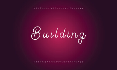 Hand drawn vector alphabet. Modern monoline signature script font. Elegant Signature Font. Best Alphabet Beautiful Calligraphy Signature Font lettering