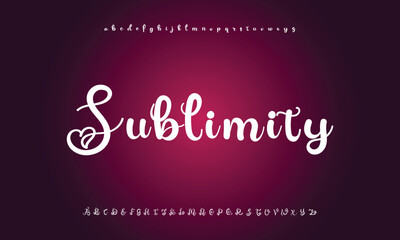 Hand drawn vector alphabet. Modern monoline signature script font. Elegant Signature Font. Best Alphabet Beautiful Calligraphy Signature Font lettering