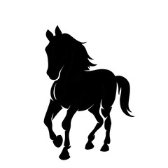 Horse Silhouette Illustration