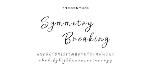 Hand drawn vector alphabet. Modern monoline signature script font. Elegant Signature Font. Best Alphabet Beautiful Calligraphy Signature Font lettering