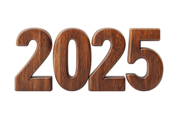 Engraved mahogany numbers for 2025 wooden decor home