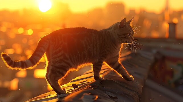 Cats are small, carnivorous mammals known for their graceful movements, playful demeanor, and independent personalities. With soft fur that varies in color and pattern, cats are adored for their strik