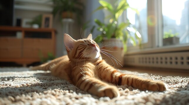 Cats are small, carnivorous mammals known for their graceful movements, playful demeanor, and independent personalities. With soft fur that varies in color and pattern, cats are adored for their strik