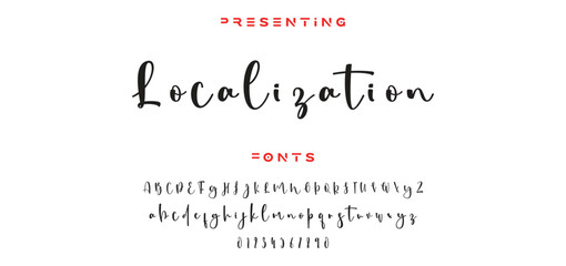 Hand drawn vector alphabet. Modern monoline signature script font. Elegant Signature Font. Best Alphabet Beautiful Calligraphy Signature Font lettering