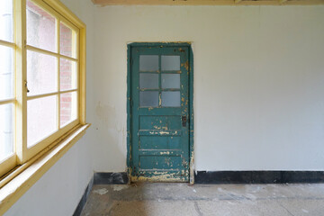 Architectural elements connecting exterior and interior spaces, showcasing various door designs.