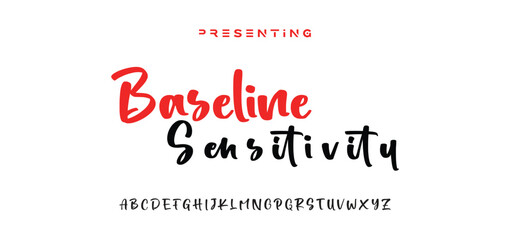 signature Font Calligraphy Logotype Script Brush Font Type Font lettering handwritten