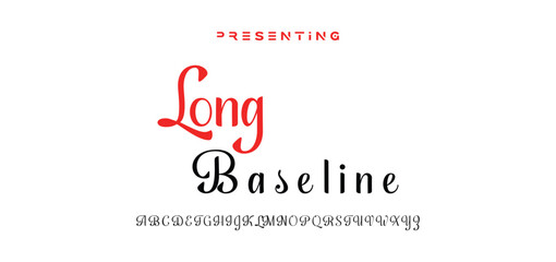 signature Font Calligraphy Logotype Script Brush Font Type Font lettering handwritten