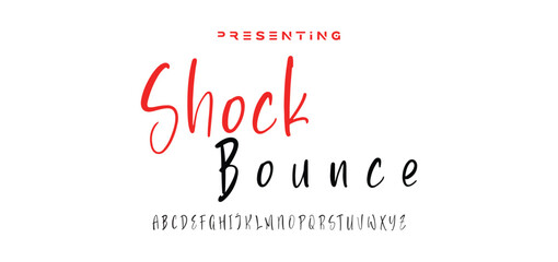 signature Font Calligraphy Logotype Script Brush Font Type Font lettering handwritten