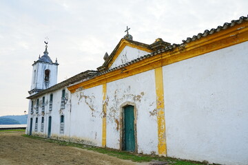 Capela Nossa Senhora das Dores or Church Nossa Senhora das Dores Our Lady of Sorrows in Paraty, Rio de Janeiro, Brazil - ブラジル リオデジャネイロ パラチー ドーレス教会	