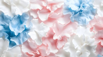 Pastel Flower Petals Bloom Softly