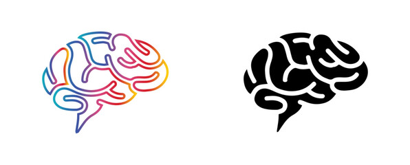 Brain vector illustration icon design