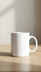 Obraz premium white coffee cup