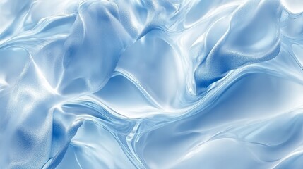 Obraz premium Abstract Blue and White Texture with Fluid Marble Design