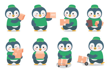 Delivery Penguin Character Collection.