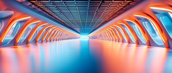 A blue and silver wave with a white background
