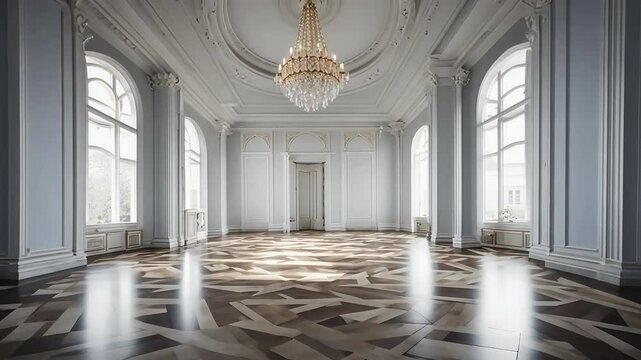 minimalist panoramic view empty white architectural video of exhibition hall ideal virtual tours modern design concepts