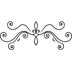 Elegant Vintage Dividers: Ornate Swirls and Calligraphic Borders