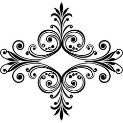 Elegant Vintage Dividers: Ornate Swirls and Calligraphic Borders