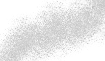 Stars dust particles explosion falling on transparent background, graphic resources