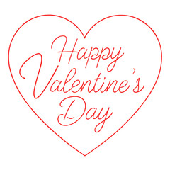 Glowing Neon Red Heart: Modern Valentine's Day Signage