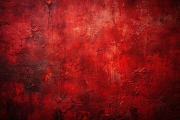 Dark Red Grunge Canvas Texture Background - Low Light Photography Stock Photo