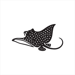 silhouette of a Manta Builder vector