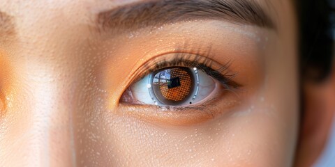 Fusion of bioengineering and the human body through a cyborg with an implanted chip 