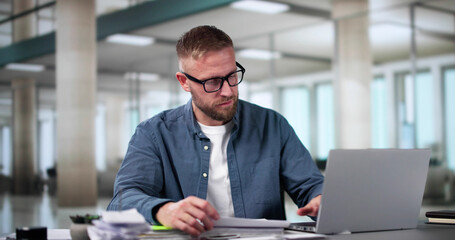 Obraz premium Business Accountant Accountant And Bookkeeper
