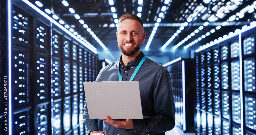 Poster Data Center Cloud Computer Management