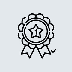 Flat vector illustration. flat icon, outline icons, vector icons, web icons.