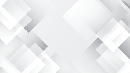 Abstract white background with squares pattern. White geometric background