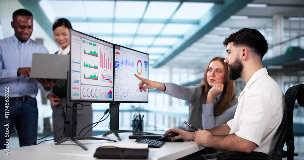 Poster KPI Business Analytics Data Dashboard