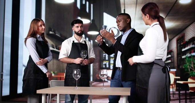 Hotel Manager Teach Restaurant Team Hygiene - Powered by Adobe