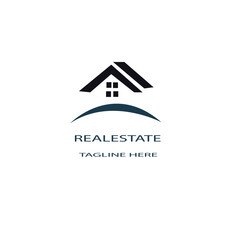 real estate concept logo design