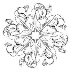 abstract floral ornament